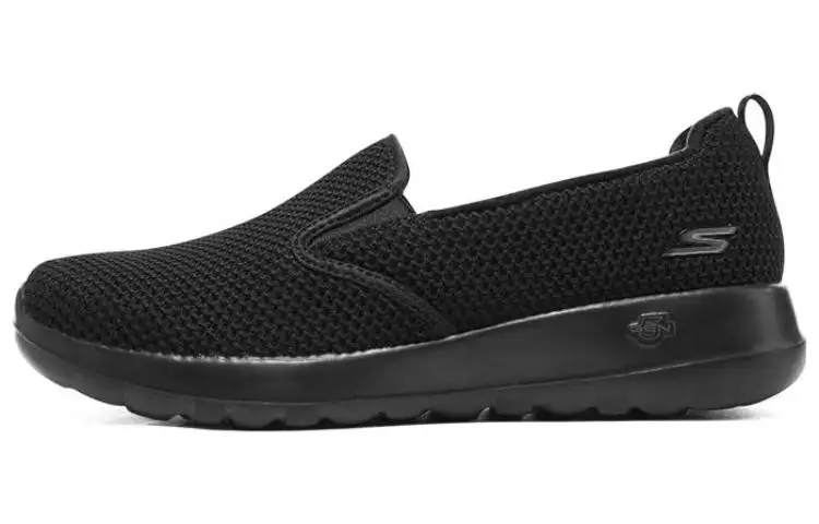 Skechers Go Walk Textile, Synthetic Leather Fashion Fleece Lined Low top Casual Shoes Women's All Black