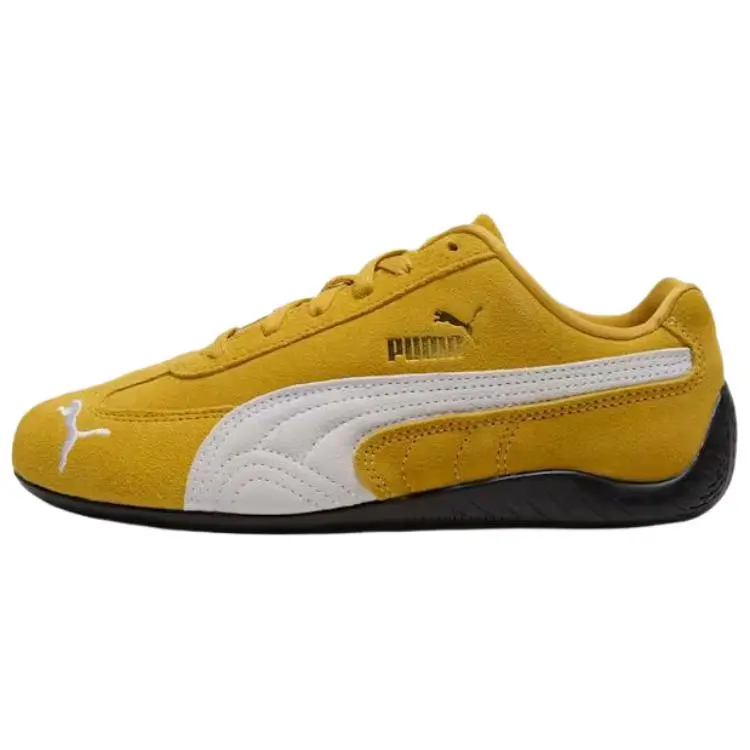 PUMA Speedcat Abrasion Resistant Abrasion Resistant Low top Casual Shoes Women's Yellow