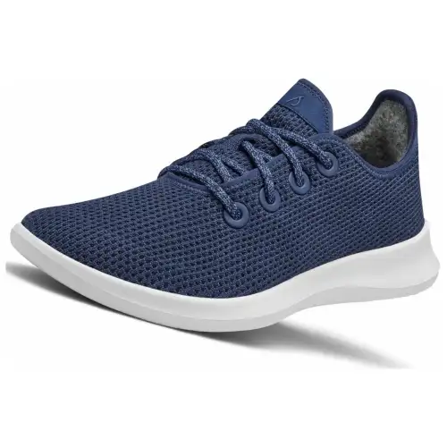 Allbirds Tree Runners Breathable And Lightweight Low top Sports Casual Shoes Women's Deep Blue Sea