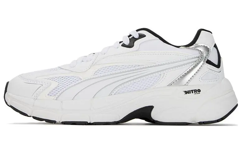 PUMA Teveris Nitro 'Metallic White Black' Women's