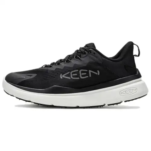 Keen WK450 Mesh Abrasion Resistant, Breathable, Lightweight Low top Casual Shoes Men's Black
