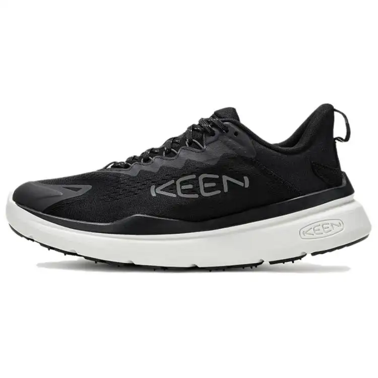 Keen WK450 Mesh Abrasion Resistant, Breathable, Lightweight Low top Casual Shoes Men's Black