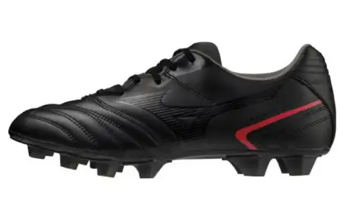 Mizuno HG Hard Ground Firm Ground, Artificial Turf, Natural Grass Cushioning Soccer Shoes Men's Black