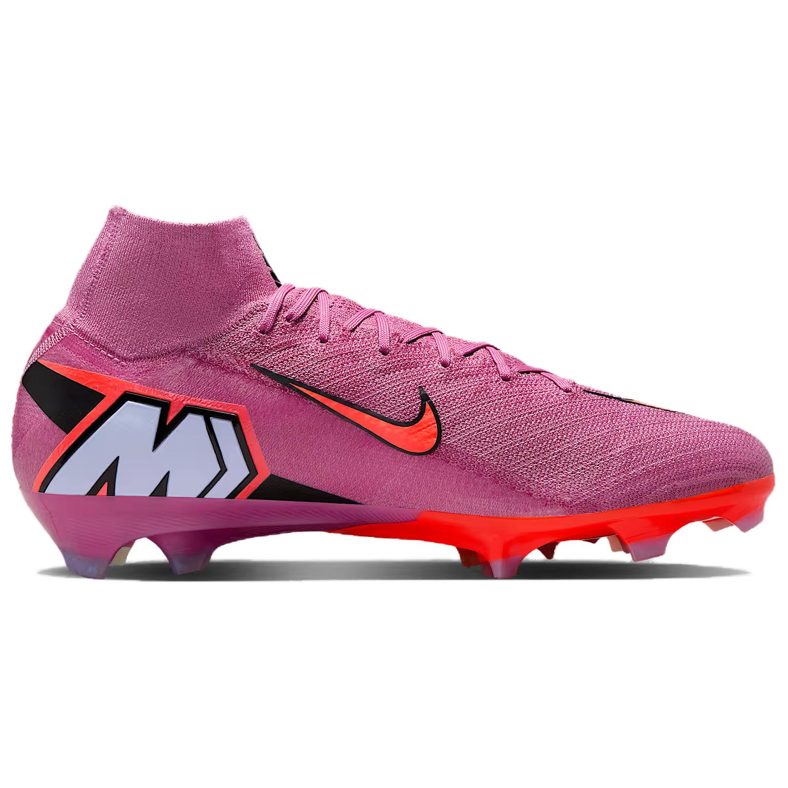 Nike Mercurial Superfly 10 FG Firm Ground Support Soccer Shoes Unisex Fuchsia