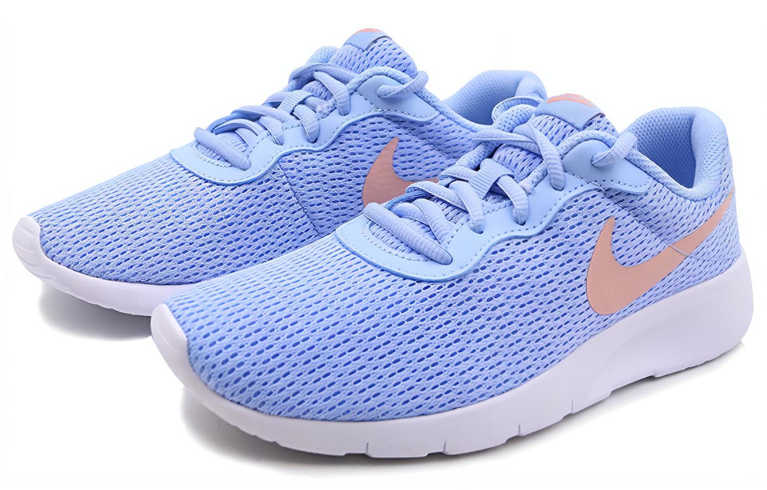 Женские кроссовки Nike Tanjun (голубовато-розовые) — фото 3