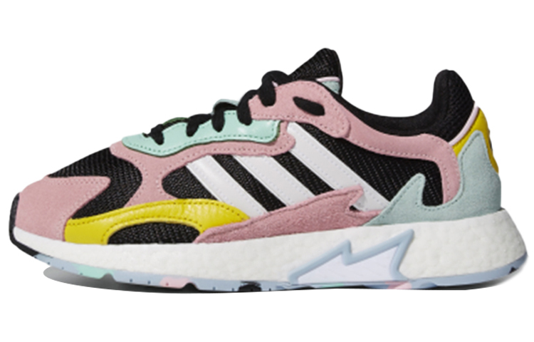 Женские кроссовки adidas originals TRESC Run Br (черно-розово-зеленый) — фото 1
