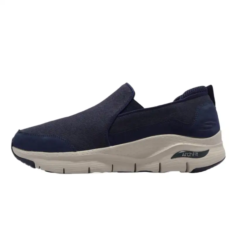 Skechers Breathable Low top Casual Shoes Men's Blue