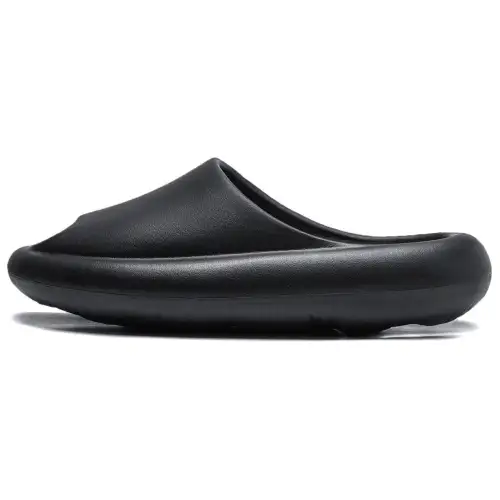 Li Ning Comfortable Slip Resistant Slide Slippers Unisex Black