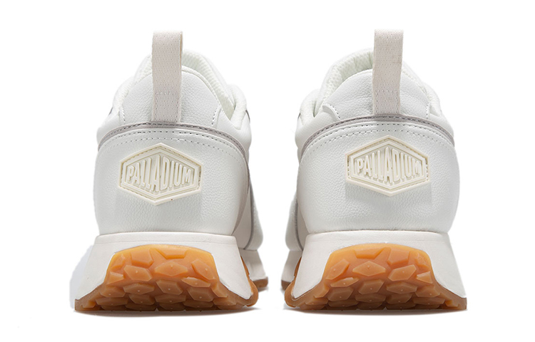 Palladium Troop Runner EC Fabric Low top Casual Shoes Unisex White Khaki