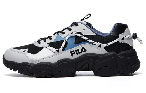 FILA Fluid Low Tops Black Gray Blue