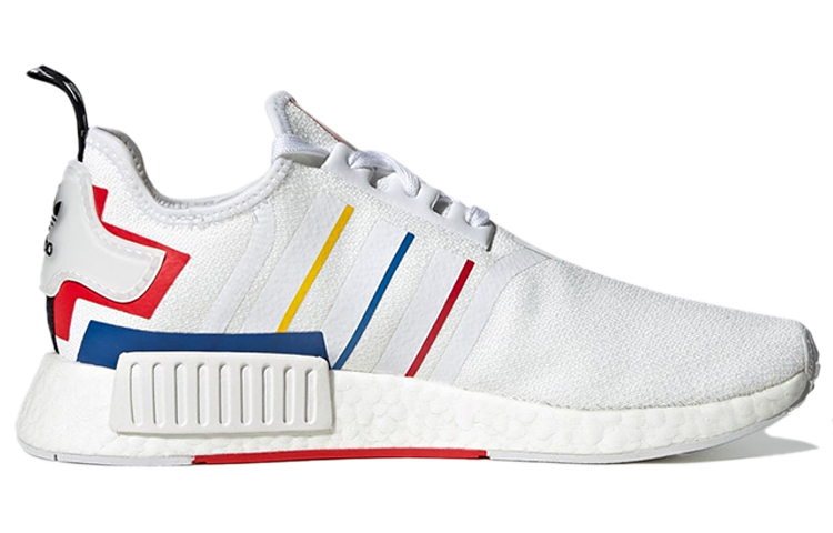 Кеды adidas originals NMD_R1 (белые) — фото 2
