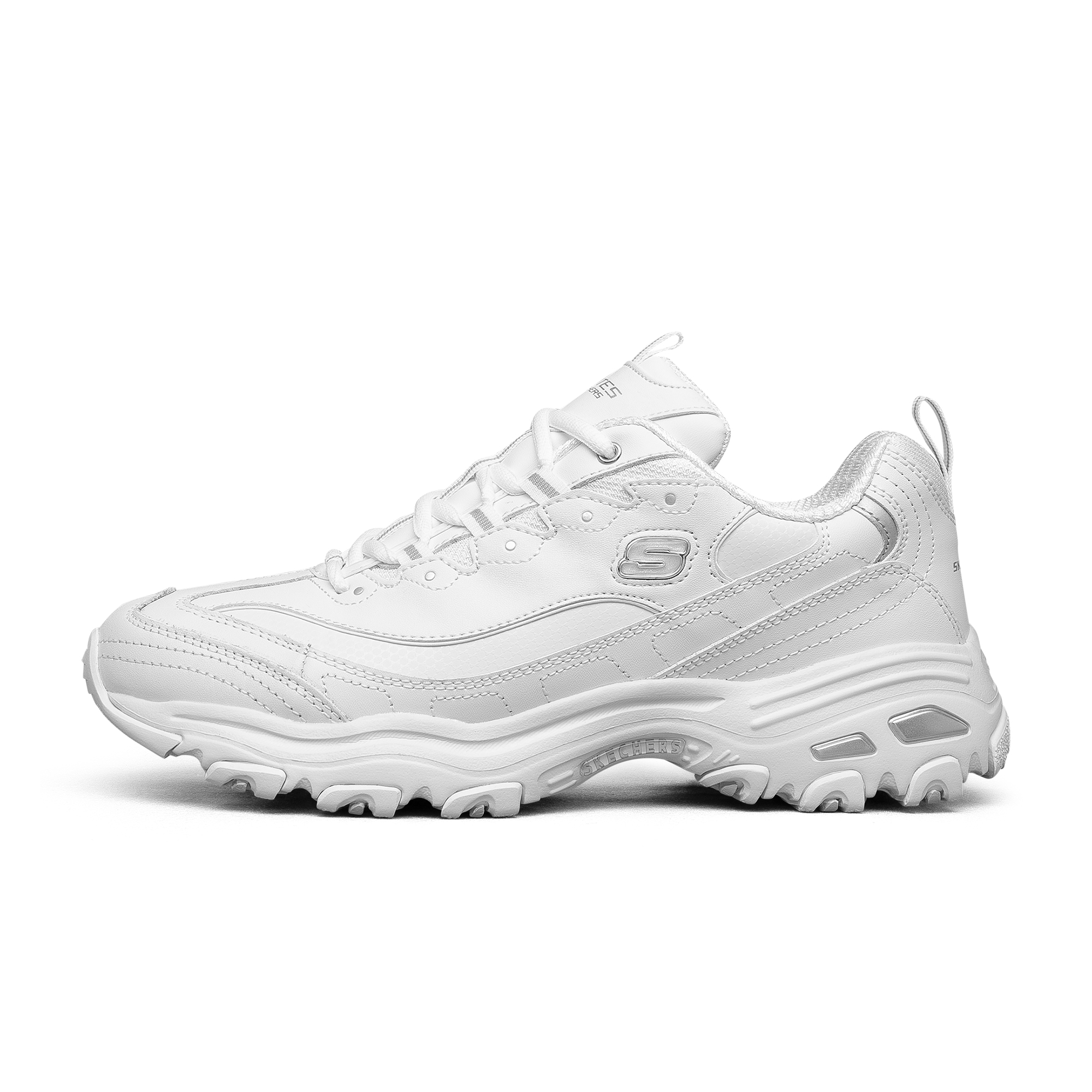 Мужские кроссовки Skechers D'LITES 1.0 (белые)