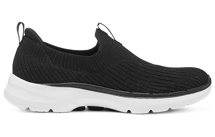 Skechers Go Walk 6 Fabric Abrasion Resistant Abrasion Resistant Low top Casual Shoes Women’s Black