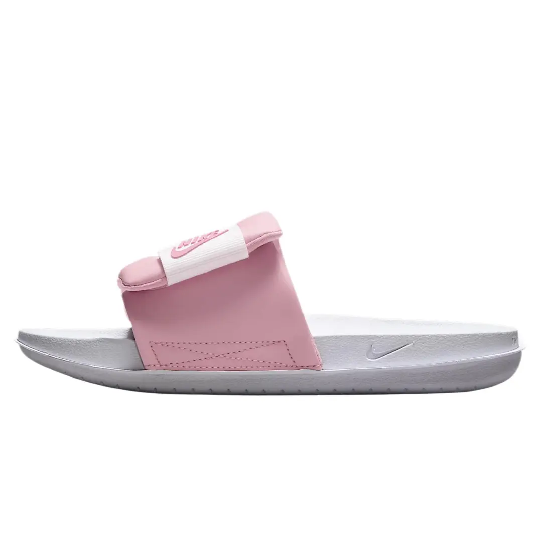 Nike Offcourt Adjust Slide Comfortable Slip Resistant Slide Slippers Women's White Pink