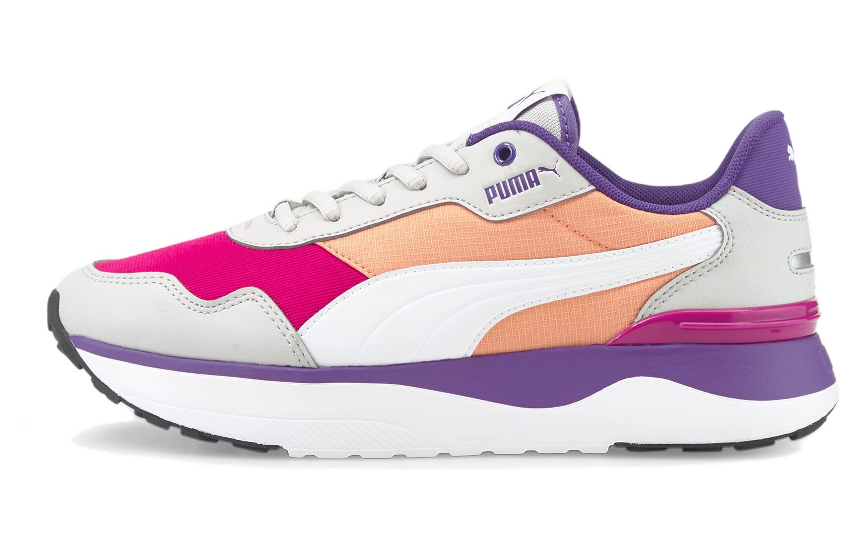 PUMA R78 Fabric Cushioning Slip Resistant Abrasion Resistant Lightweight Low top Casual Shoes