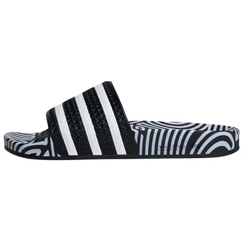 Adilette Hirocoledge x Adilette Adidas Originals Slides 'Takahashi Hiroko - Black White'