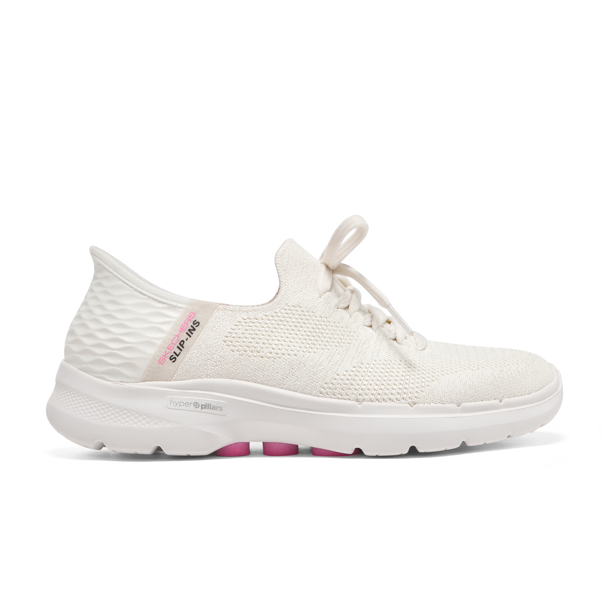 Skechers Go Walk 6 Lace Up ‘Off White’ Women’s