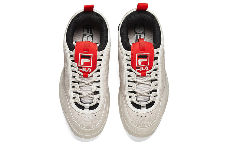 Мужские кроссовки Fila FUSION Disruptor (серебристо-белые) — фото 5