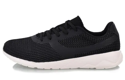 Li Ning Tide Cushioning Slip Resistant Abrasion Resistant Breathable Lightweight Low top Casual Shoes Unisex
