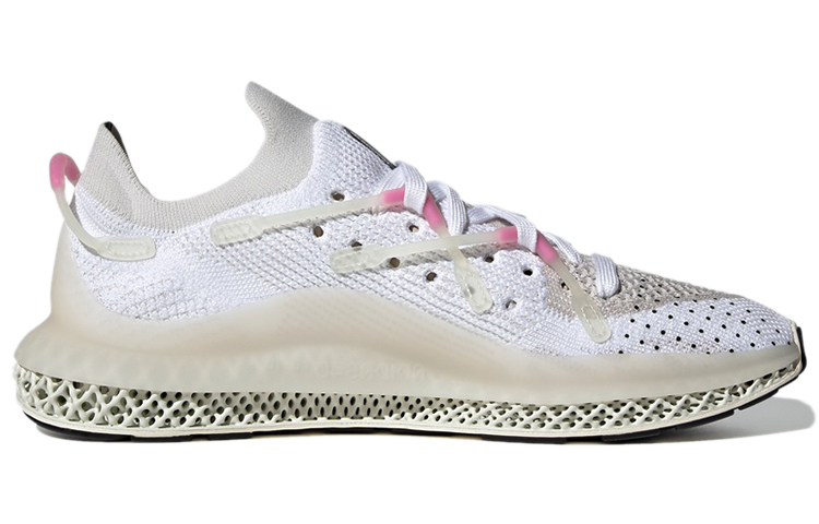 Унисекс кроссовки adidas I-4D Fusio (бело-розовый) — Белый / розовый — фото 2