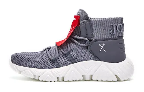 Joma Fabric Cushioning Slip Resistant Abrasion Resistant Coverage Support Balance High top Casual Shoes Men's Gray