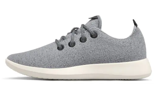 Allbirds Wool Runner Slip Resistant And Breathable Low top Sports Casual Shoes Women's Mist Gray