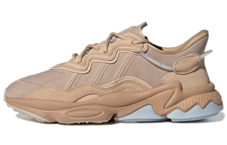 Женские кроссовки adidas originals Ozweego (коричневые)