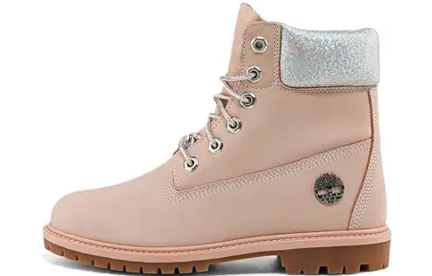 Timberland Heritage 6 Inch Waterproof Boots 'Light Pink Nubuck' Women's