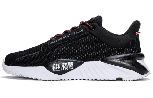 ANTA Casual Shoes Men's Low Top Black/University Red