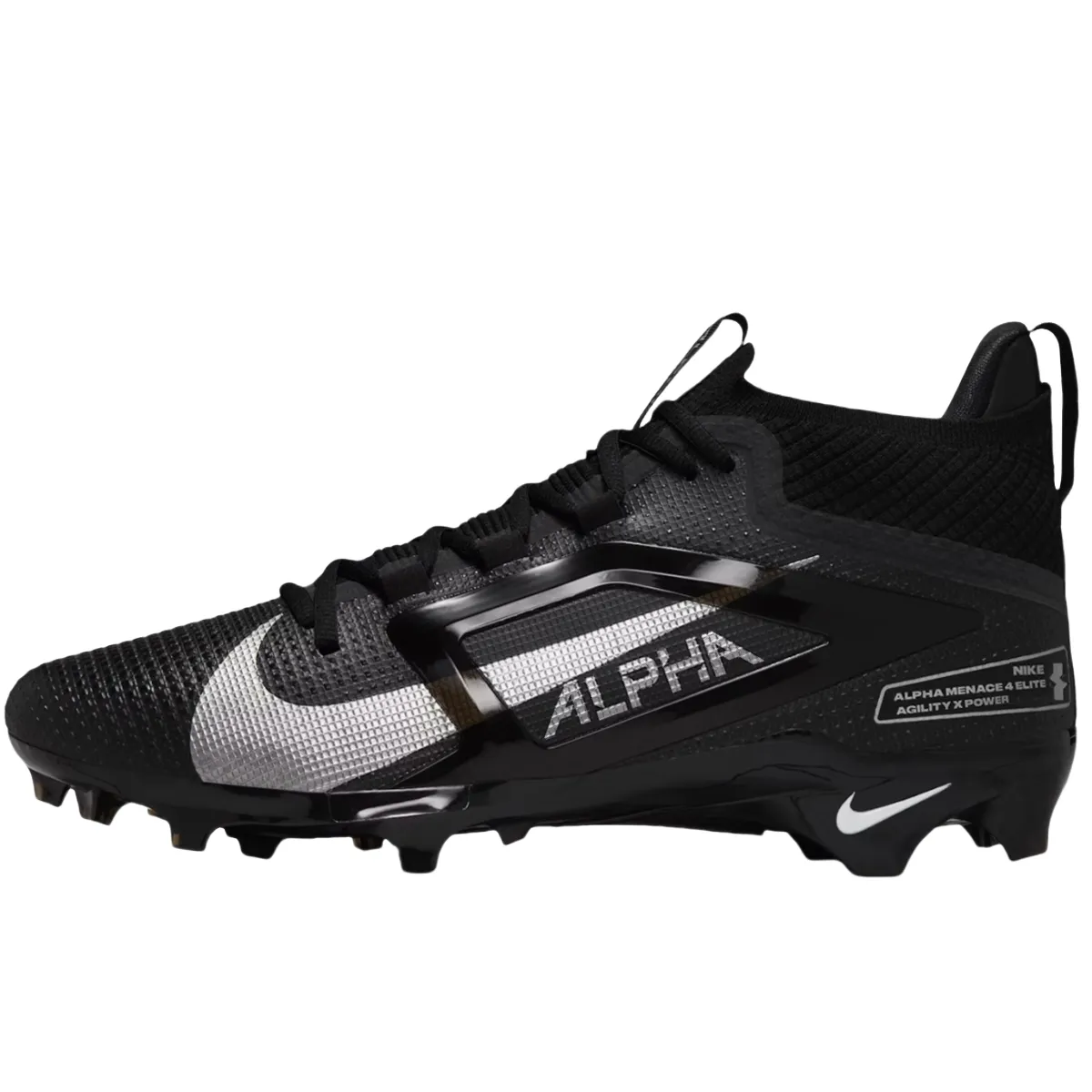 Nike Alpha Menace 4 Elite Black Metallic Silver