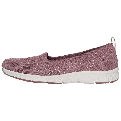 Skechers Breathable And Lightweight Low top Casual Shoes Women's Light Purple