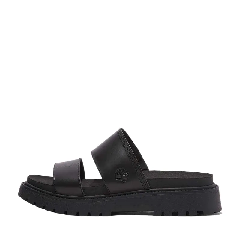 Timberland Clairemont Way Abrasion Resistant Slide Slippers Women's Black