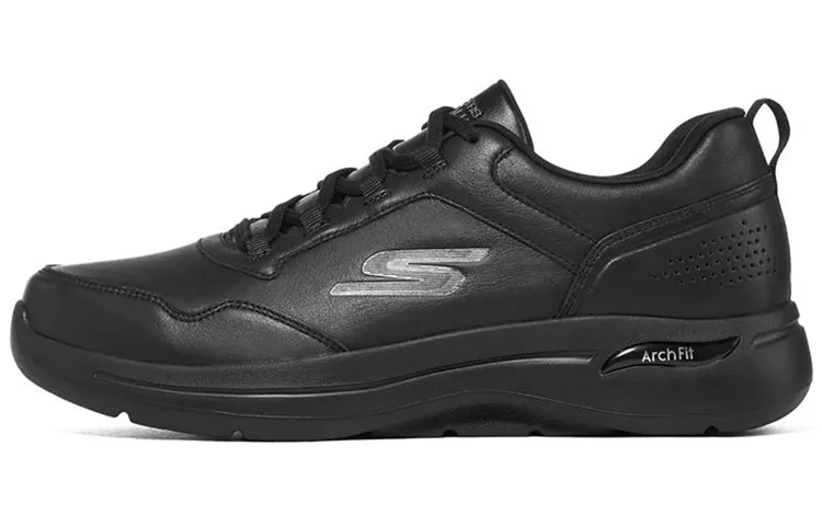 Skechers Go Walk Arch Fit Sports Low top Casual Shoes Men's All Black