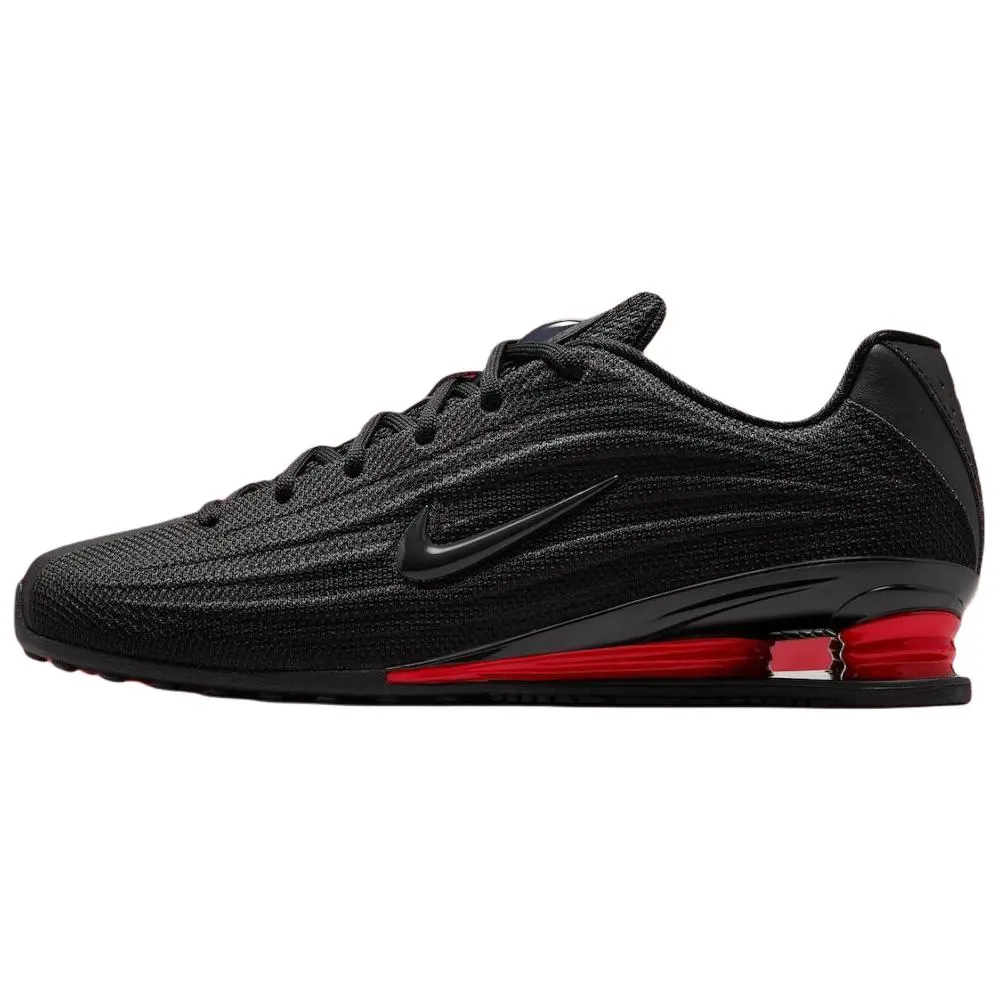 Nike SHOX Z Fabric Breathable Low top Casual Shoes Women's Black Red