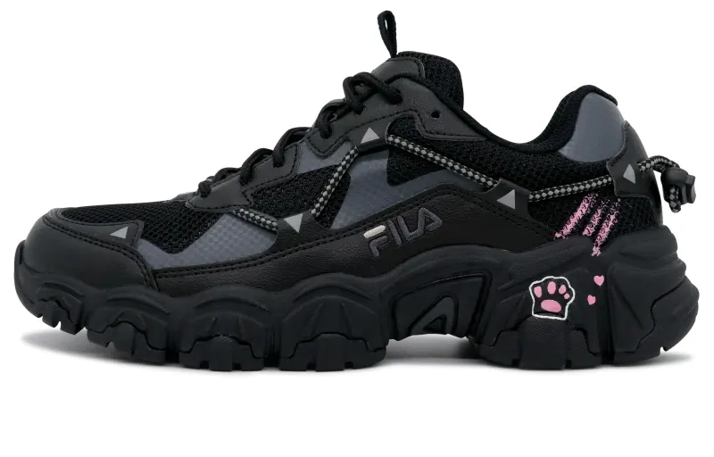 FILA Cat Claw Casual Shoes Unisex Low Top Pink