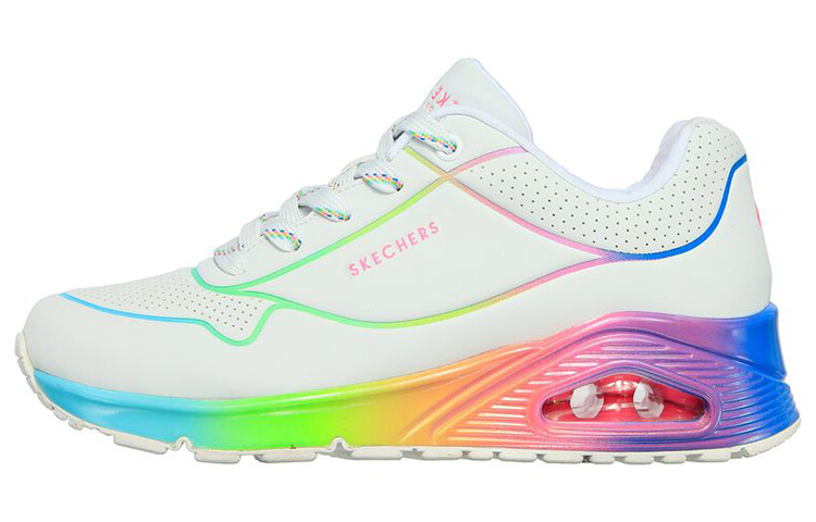 Skechers Uno Casual Shoes Women's Low Top White/Multicolor
