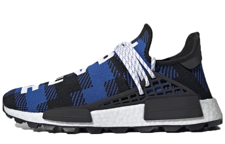 Nmd Human Race Trail Pharrell x Billionaire Boys Club x Nmd Human Race Trail Adidas 'Blue Plaid'