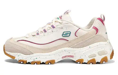 Skechers D'LITES 1.0 Support Height Increasing Breathable Low top Casual Shoes Women's Beige