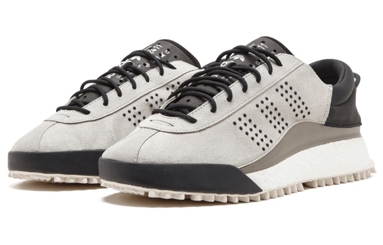 Кеды alexander wang x adidas originals Hike Low Grey (серый) — фото 3