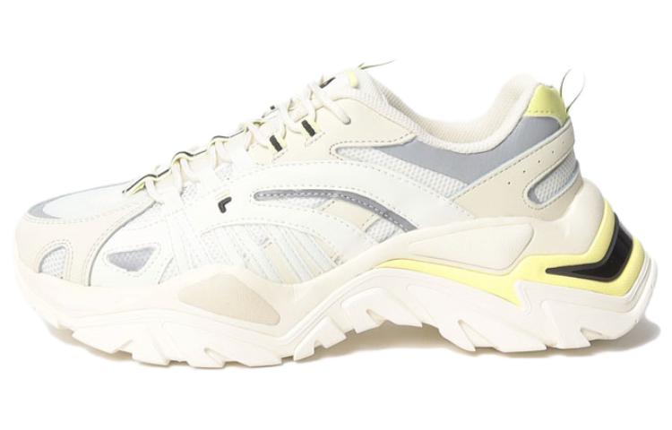 FILA Electrove Low top Casual Shoes Unisex White Yellow
