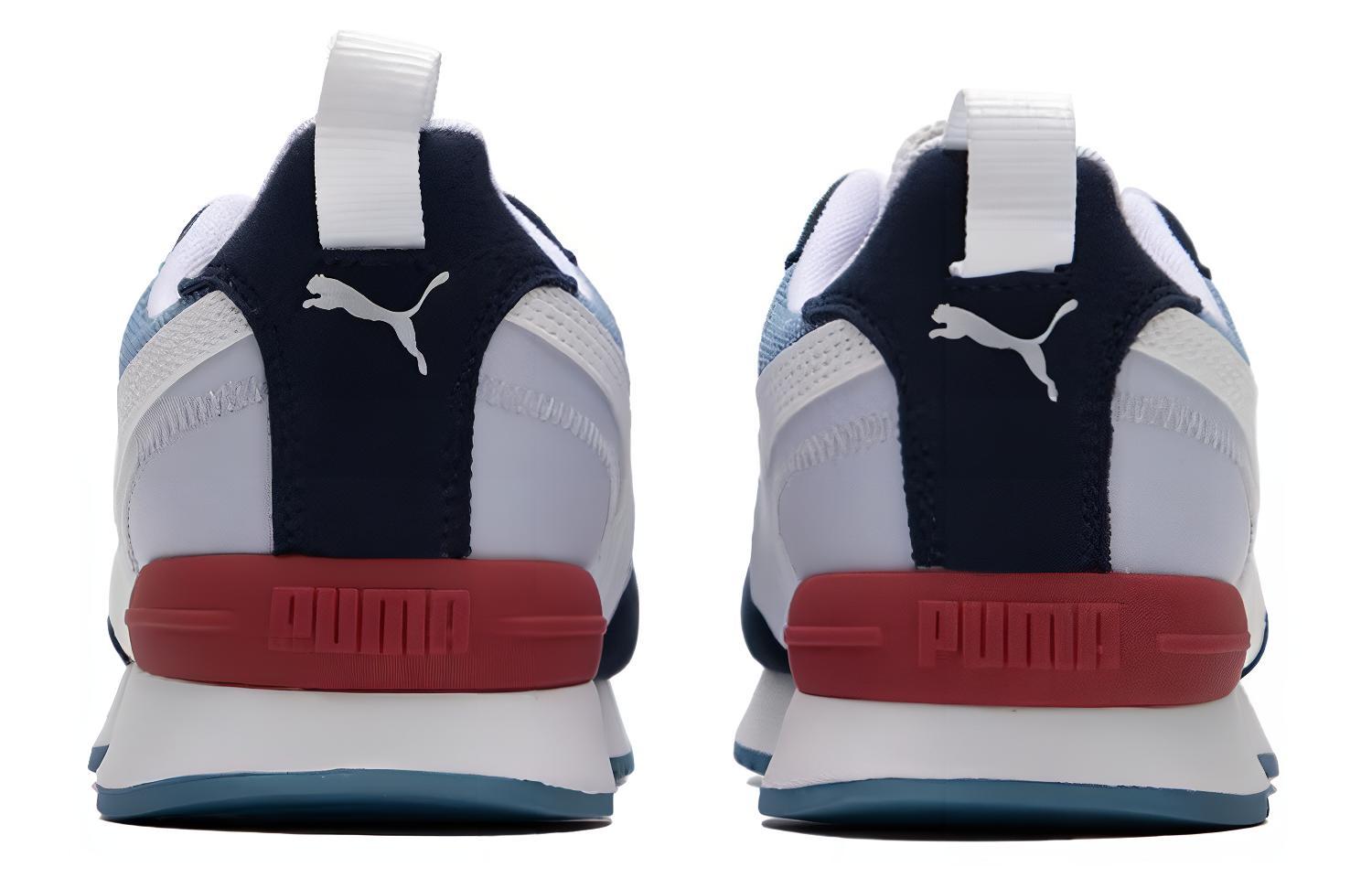 Кроссовки PUMA R78 (голубые) — фото 3