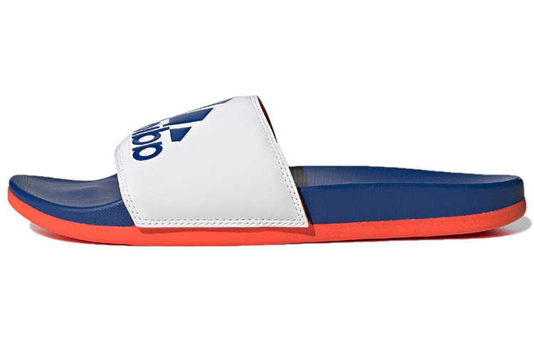 Adidas Adilette Comfort Slide 'White Royal Blue Solar Red'