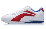 Li Ning Synthetic Leather Cushioning Lightweight Rebound Low top Casual Shoes Unisex