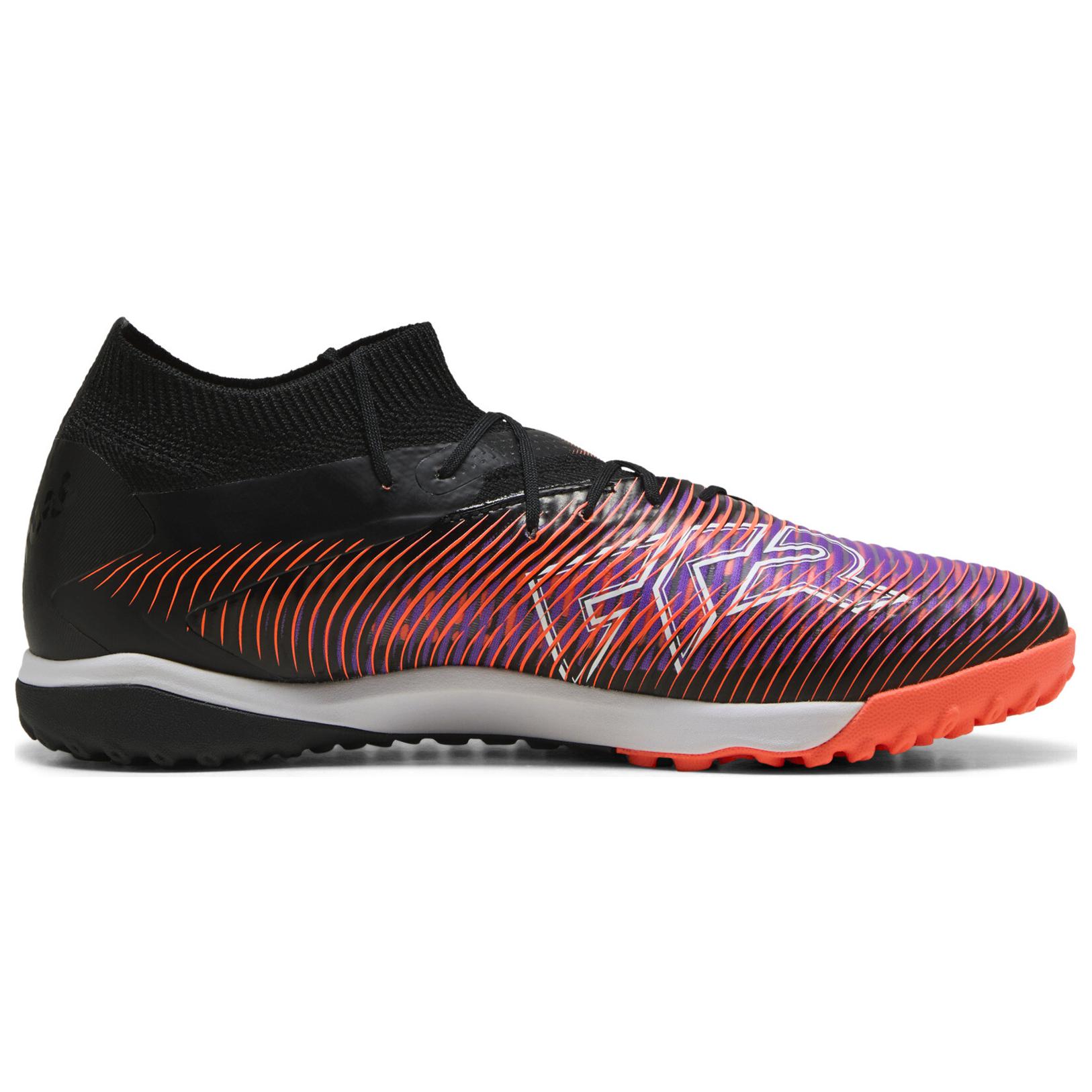 PUMA FUTURE 8 PRO Abrasion Resistant Soccer Shoes Unisex Black White Red