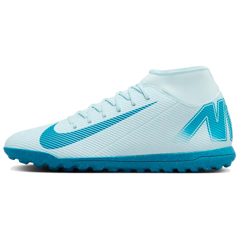 Nike Mercurial Superfly 10 Artificial Turf Slip Resistant Abrasion Resistant Soccer Shoes Men’s Blue