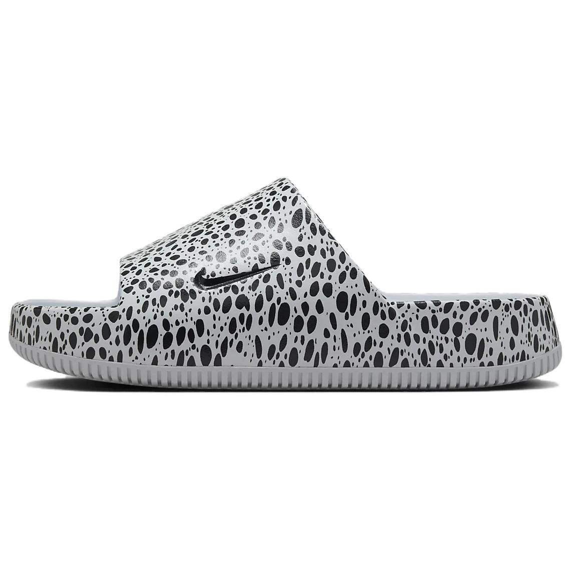 Мужские шлепанцы Nike Nike Calm Electric (серо-черные)