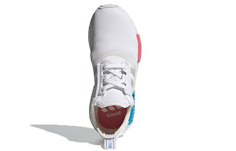 Женские кроссовки adidas originals NMD_R1 (белые) — Белый — фото 5