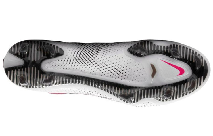 Мужские бутсы Nike Phantom GT Elite FG (бело-красно-черный) — фото 5