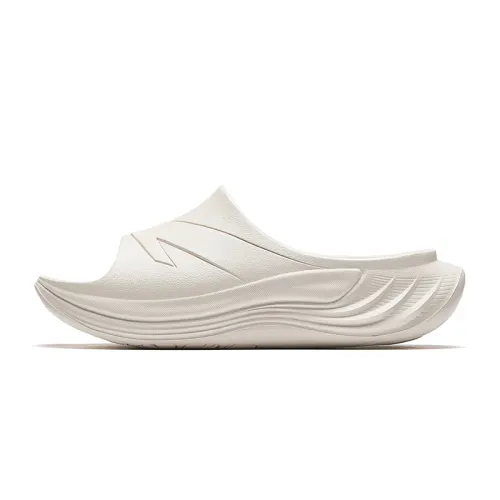 Anta Cushioning Odor Resistant Slide Slippers Men's Gray White