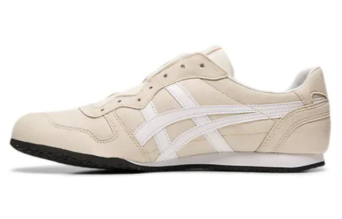 Onitsuka Tiger Serrano Slip Resistant, Abrasion Resistant, Breathable, Lightweight Low top Casual Shoes Unisex Ecru